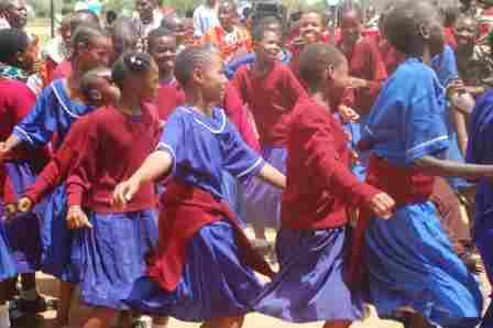 Maasai school girls